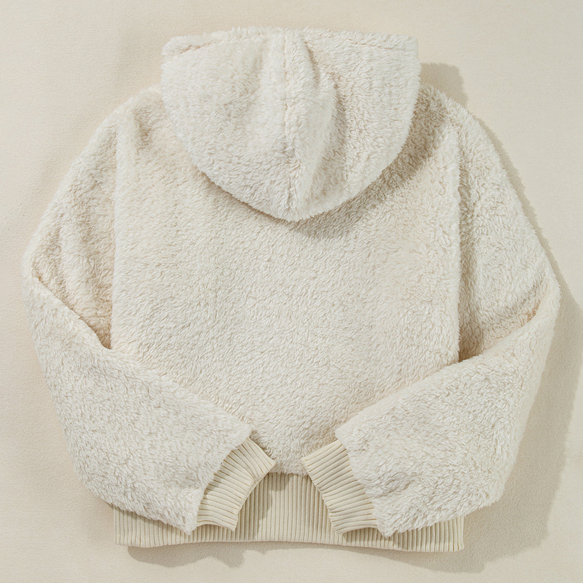 Cozy Sherpa Hooded Sweatshirt