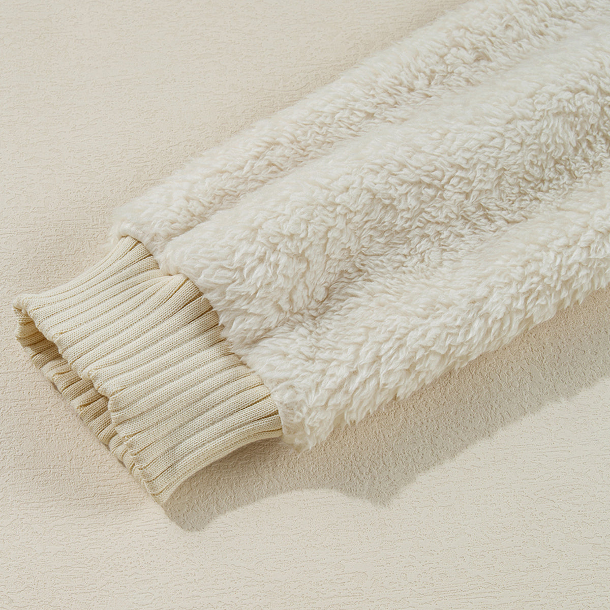 Cozy Sherpa Hooded Sweatshirt
