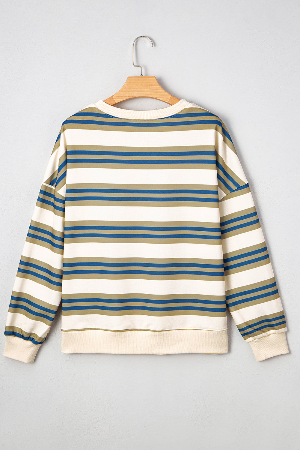 Retro Stripe Crewneck Sweatshirt