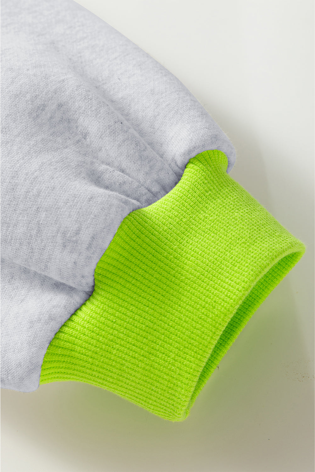 Neon Trim Drop Shoulder Sweatshirt