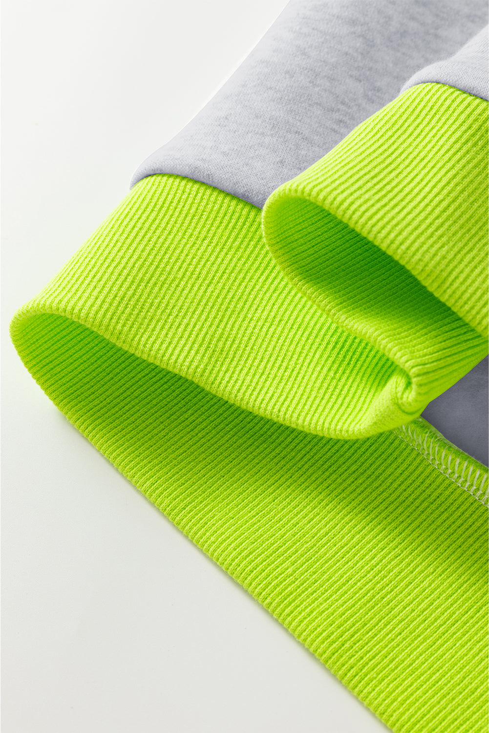 Neon Trim Drop Shoulder Sweatshirt