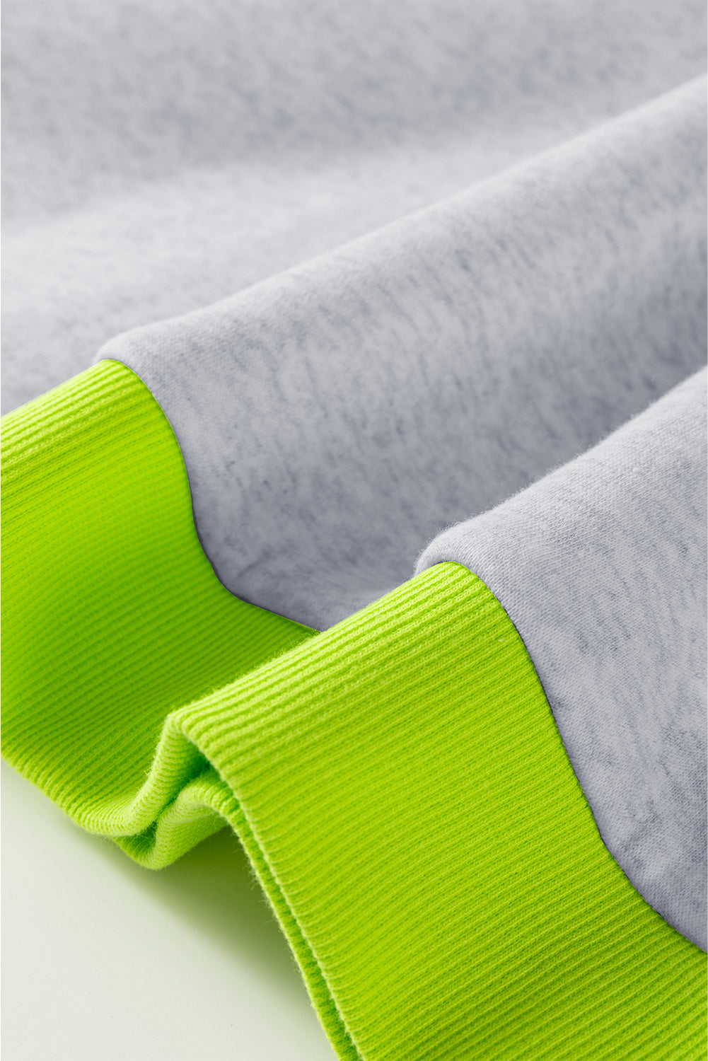Neon Trim Drop Shoulder Sweatshirt