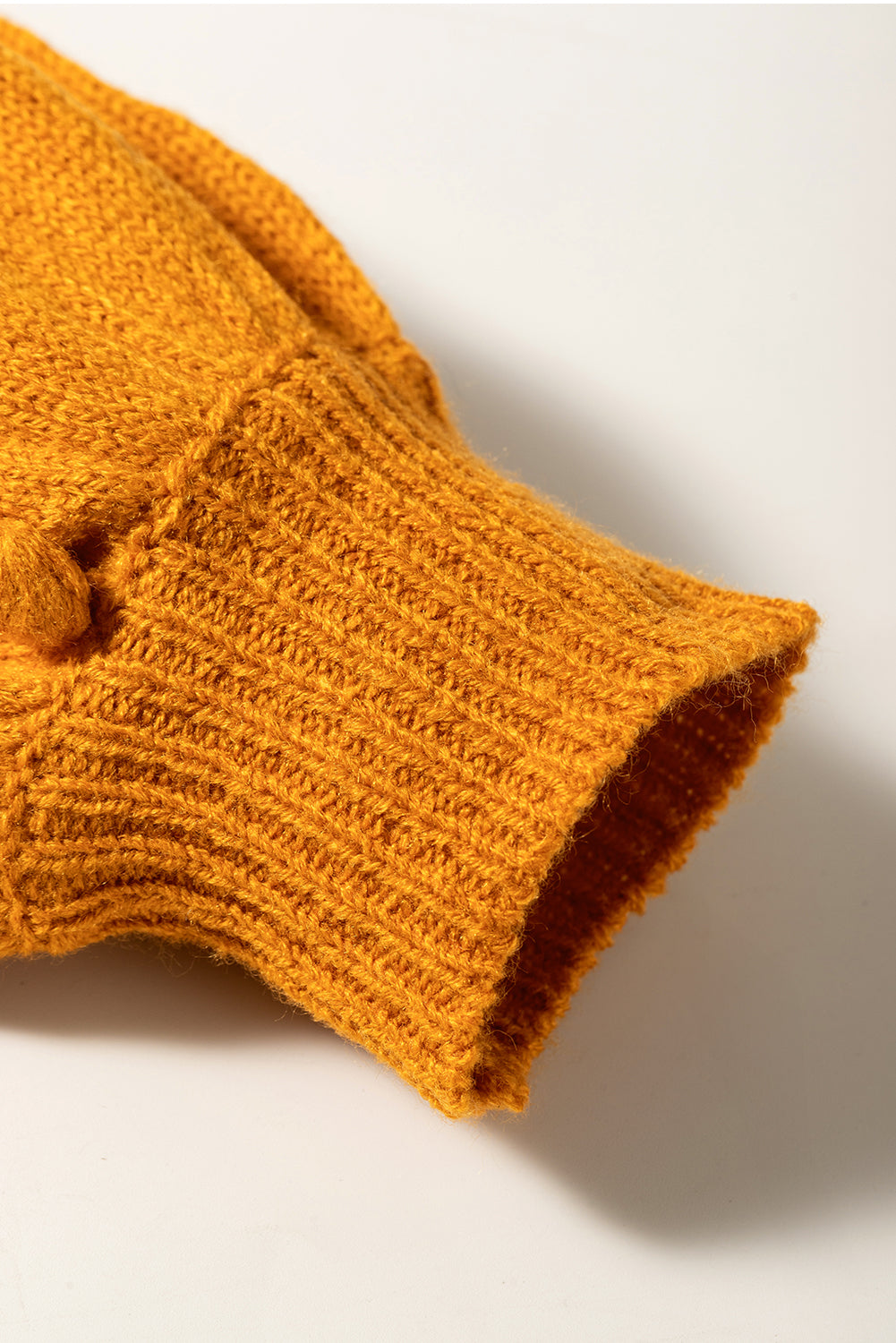 Colorblock Dot Knit Cardigan