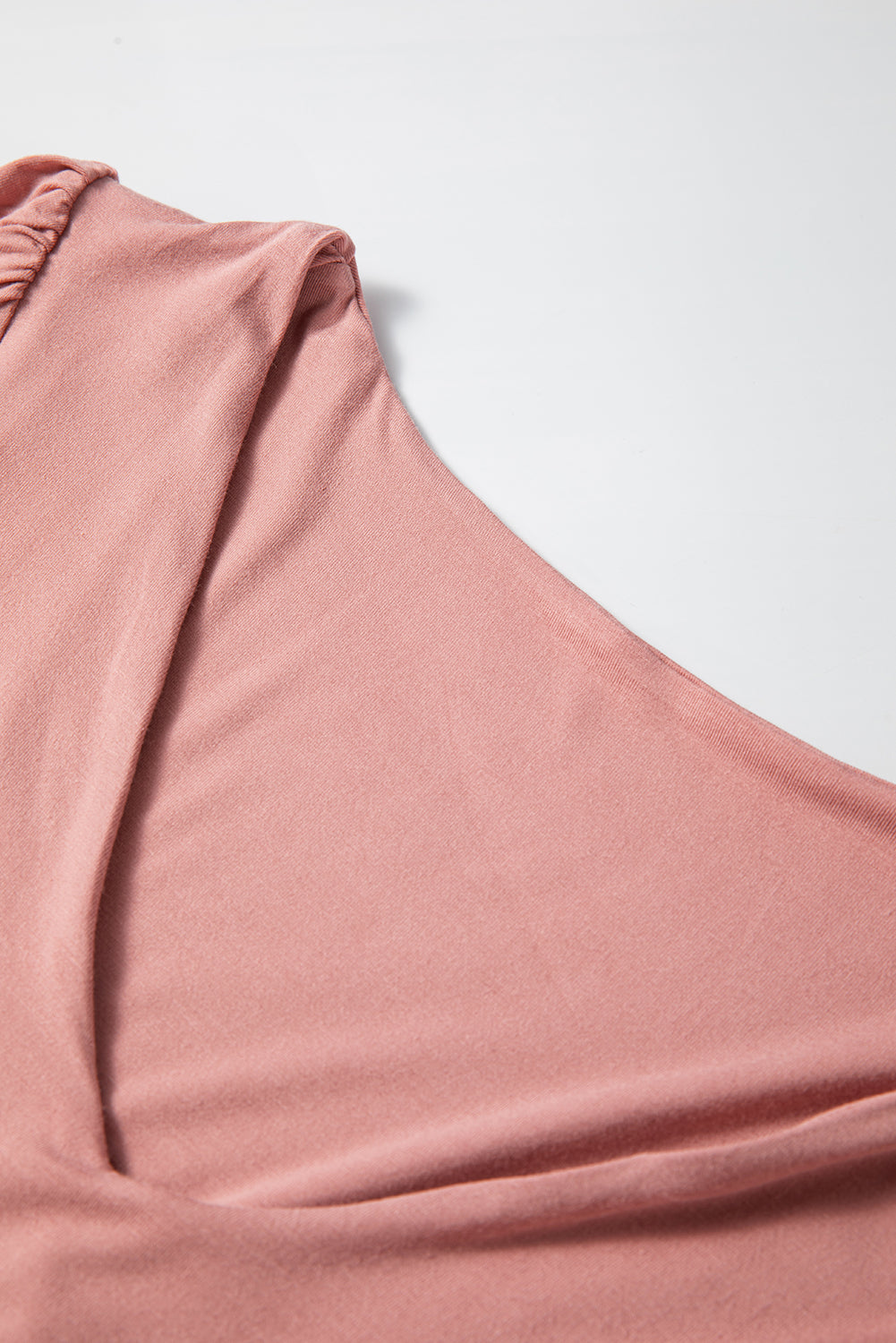 Blush Plunge Long Sleeve Bodysuit